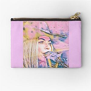 Shania Twain Art Portrait  Zipper Pouch