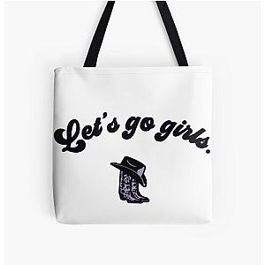 Let's Go Girls Shirt Shania Twain Shirt  Feminist Shirt Shania Tee All Over Print Tote Bag