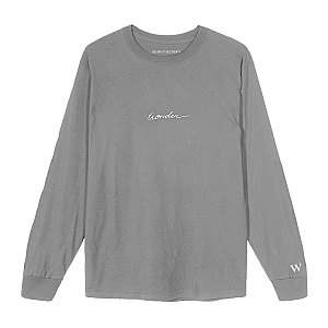 Shawn Mendes Sweatshirts - WONDER SCRIPT L/S T-SHIRT II SM1908 [ID30816]