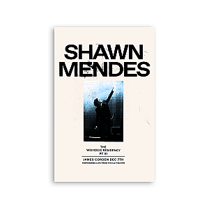 Shawn Mendes Posters - WONDER RESIDENCY PIII LITHO III SM1908 [ID30945]