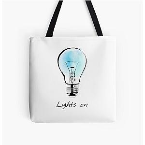 Shawn Mendes Bags - Shawn Mendes - Lights on  All Over Print Tote Bag RB0308 [ID29304]