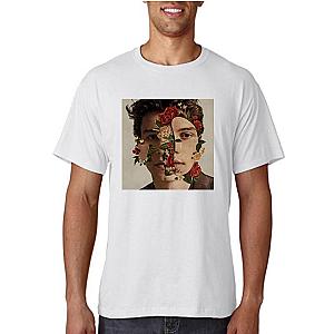 Shawn Mendes T-Shirts - New Fashion Streetwear T-shirt Tops Shawn Mendes Rose Flower Hip Hop Print T shirt  AL1908 [ID35407] [ID35407]