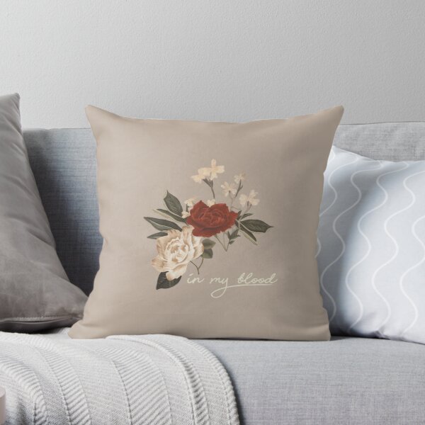 Shawn - In my blood Throw Pillow RB0308 product Offical shawn mendes Merch