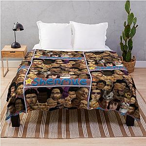 The Many Faces of Shenmue Throw Blanket