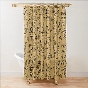 Shenmue - Move Scroll Collage Shower Curtain