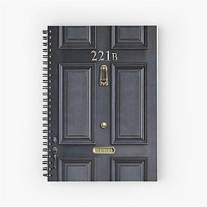 221B - Sherlock Door Spiral Notebook