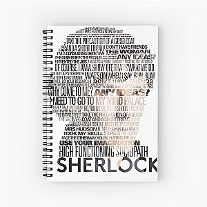 Sherlock Quotes Spiral Notebook