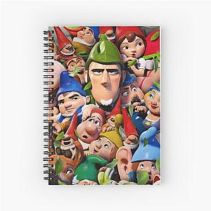 Sherlock Gnomes Spiral Notebook