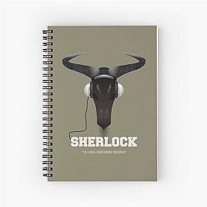 Sherlock - Alternative Movie Poster Spiral Notebook