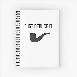 Sherlock Swoosh - Just Deduce It! Spiral Notebook