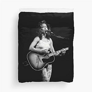 Sheryl Crow - BW Photograph Duvet Cover