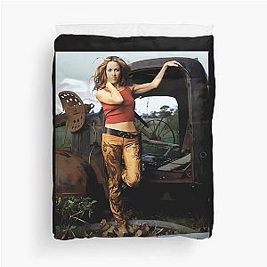 Sheryl Crow Retro  Art Duvet Cover