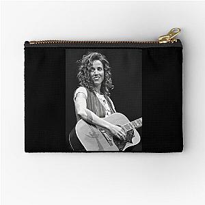 Sheryl Crow BW Photograph Zipper Pouch