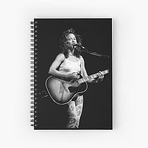 Sheryl Crow - BW Photograph Spiral Notebook