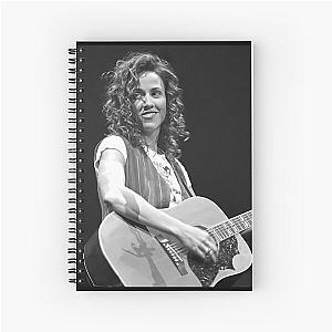 Sheryl Crow BW Photograph Spiral Notebook