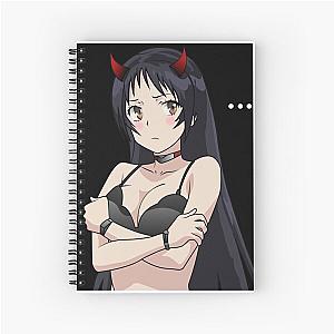 of Devil Ayame - Shimoneta (White Frame) Spiral Notebook