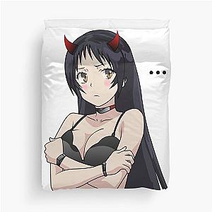 Devil Ayame - Shimoneta (Black Frame) Duvet Cover