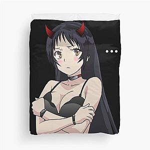 of Devil Ayame - Shimoneta (White Frame) Duvet Cover