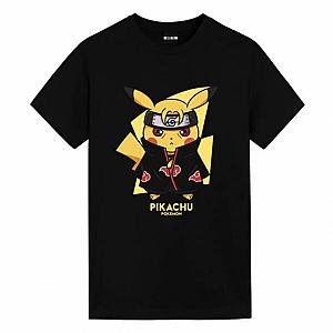 Pokemon Uchiha Itachi Pikachu Tshirt Anime Clothes For Men WS2302