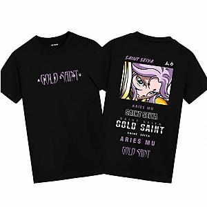 Aries Mu T-Shirt Saint Seiya Cute Anime Girl Shirts WS2302