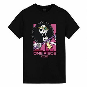 One Piece Brook Tshirts Vintage Anime T Shirts WS2302