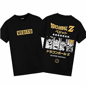 Vegetto Tee Dragon Ball Super Black Anime Shirt WS2302