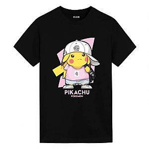 Hip Hop Pikachu T-Shirt Pokemon Anime Shirt Girl WS2302