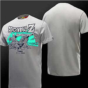 Quality Dragon Ball Z T-shirt DBZ Grey XXXL Tees for Men Boy WS2302