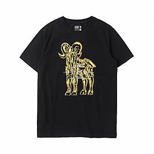 Saint Seiya Aries Tshirt Bronzing Printed Tee WS2302