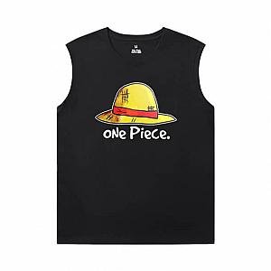 One Piece T-Shirt Vintage Anime Edward Newgate Sleeveless Running T Shirt WS2302