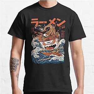 The black Great Ramen Classic T-Shirt Offical Store RB0812