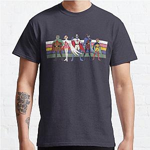 G Force Battle of the Planets Retro Stripe Classic T-Shirt Offical Store RB0812