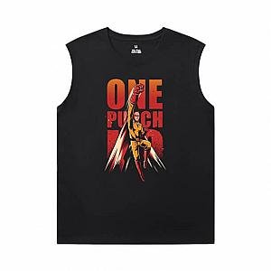 One Punch Man T-Shirt Japanese Anime Sleeveless T Shirts Men'S For Gym WS2302