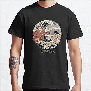 Attack on Titan - Kanagawa Wave Classic T-Shirt Offical Store RB0812