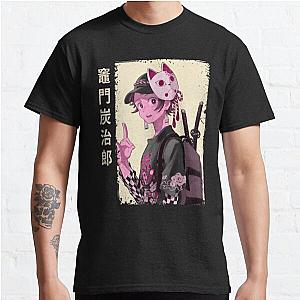 Kamado Tanjiro Japanese Demon Slayer Manga Anime Arts Classic T-Shirt Offical Store RB0812