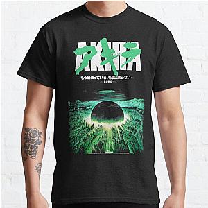 Akira Green Japanese Cyberpunk City Explosion Classic T-Shirt Offical Store RB0812