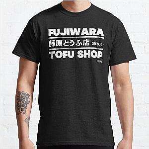 Initial D - Fujiwara Tofu Shop Tee (White) Classic T-Shirt Offical Store RB0812