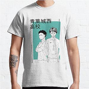 Haikyuu! Aoba Johsai IwaOi character design Classic T-Shirt Offical Store RB0812