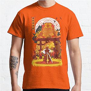 Kyojuro Rengoku Minimalist print Classic T-Shirt Offical Store RB0812