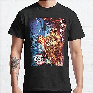 Kyojuro rengoku vs Akaza Classic T-Shirt Offical Store RB0812