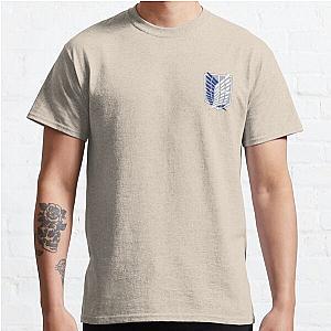 Plain Attack on Titan Survey Corps logo Classic T-Shirt Offical Store RB0812