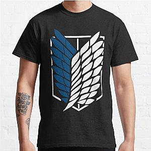 Vintage attack on titan's Logo Anime Black classic T-Shirt Classic T-Shirt Offical Store RB0812