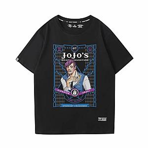 JoJo Tshirt Vintage Anime Kujo Jotaro Tees WS2302