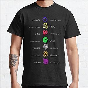 Seven Deadly Sins Classic T-Shirt Offical Store RB0812