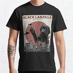 Black Labzilla - Giant Labrador Retriever Lab Dog Monster Classic T-Shirt Offical Store RB0812