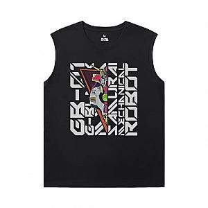 Gundam Tee Shirt Vintage Anime Printed Sleeveless T Shirts For Mens WS2302