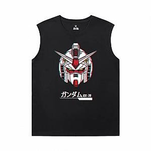 Gundam T-Shirts Hot Topic Anime Mens T Shirt Without Sleeves WS2302