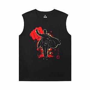 One Punch Man Sleeveless Printed T Shirts Mens Vintage Anime Shirt WS2302