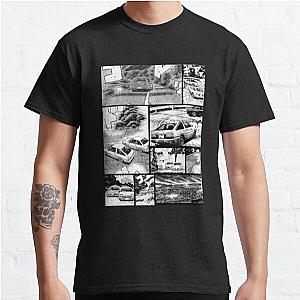 Initial D / Racing - Manga Wall Design (Version 2) Classic T-Shirt Offical Store RB0812