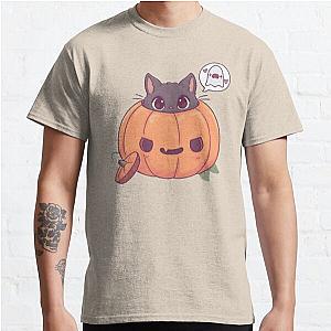 Pumpkin Kitty Classic T-Shirt Offical Store RB0812